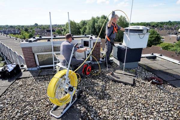 Camera inspectie rookgas afvoer kanalen